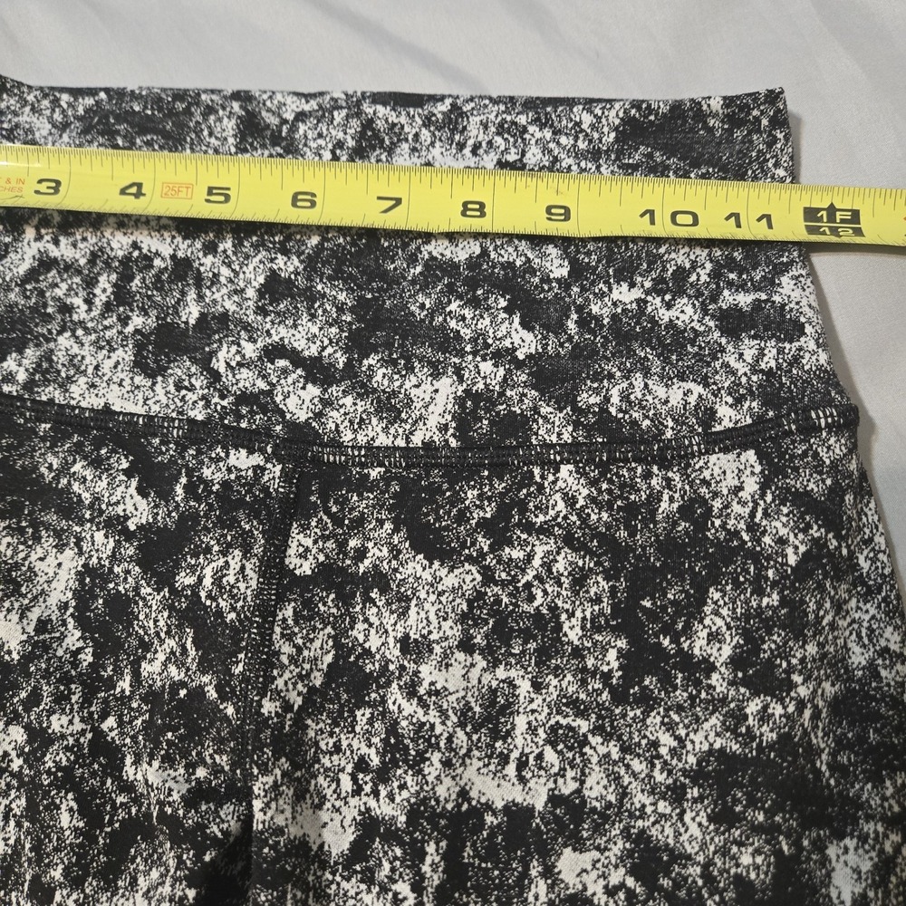 Lululemon Wunder Under High-Rise Leggings Black/White Misted Jacquard Size 4 - Picture 2 of 6